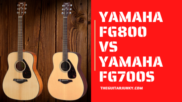 Yamaha FG800 vs FG700S