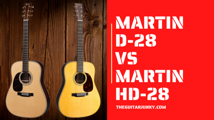 Martin D-28 vs Martin HD-28