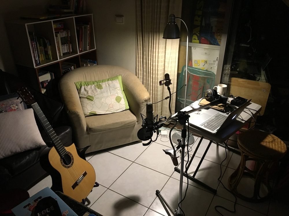 bedroom recording studio