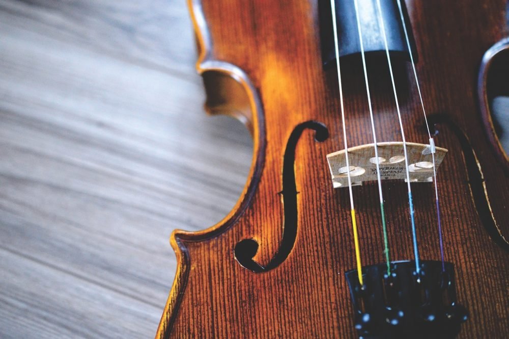 violin close up