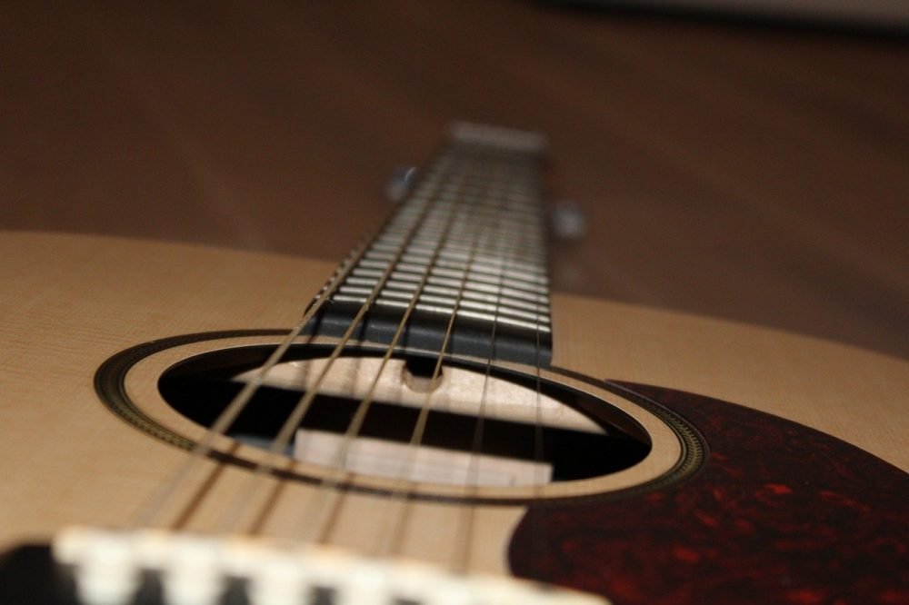 acoustic guitar action