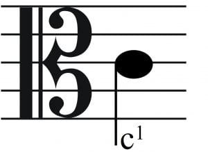 C clef