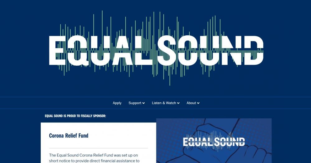 Equal Sound Corona Relief Fund