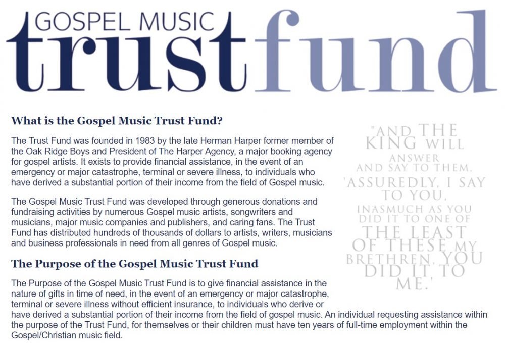 Gospel Music Trust Fund