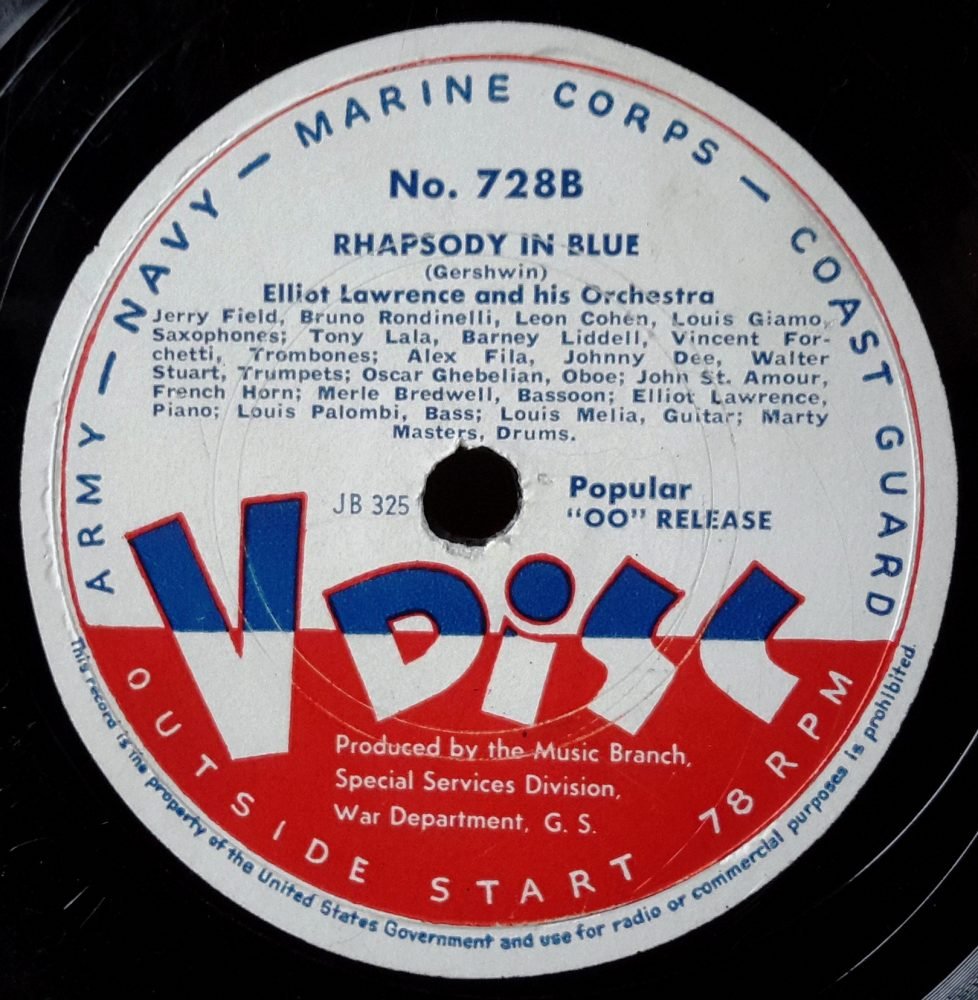 Record_Label_Vdisc,_Rhapsody_In_Blue