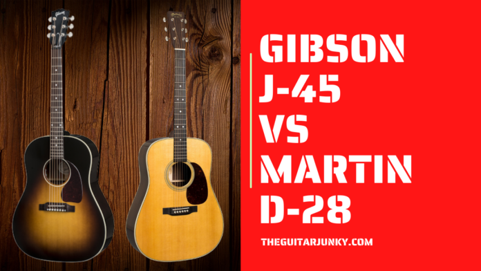 Gibson J-45 vs Martin D-28