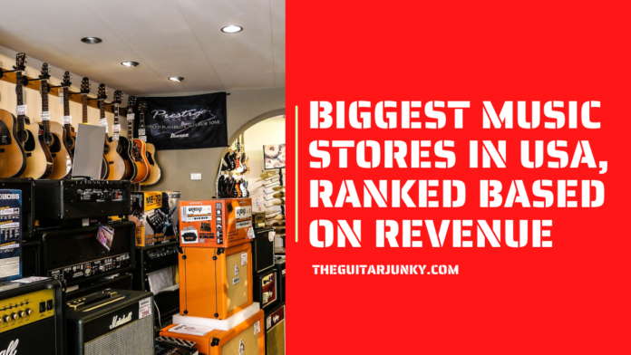 Biggest Music Stores in USA, Ranked Based on Revenue