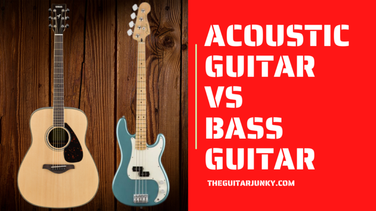 Acoustic Guitar vs Bass Guitar