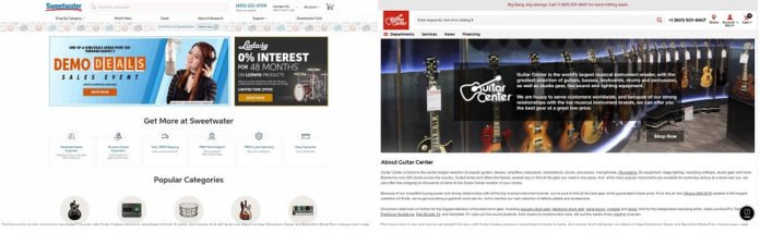 Sweetwater vs Guitar center