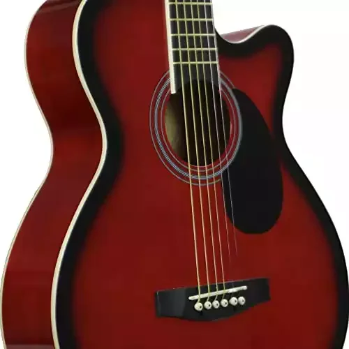Main Street Guitars MAS38TR Acoustic Cutaway Guitar