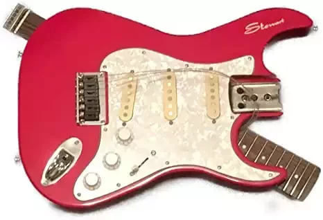 Stewart Electric Travel Guitar - Stow-Away (Red)