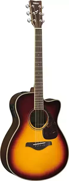 Yamaha FSX830C Small Body Solid Top Cutaway Acoustic-Electric Guitar