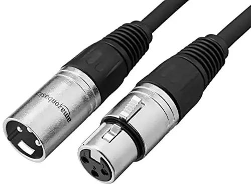 Amazon Basics XLR Male to Female Microphone Cable