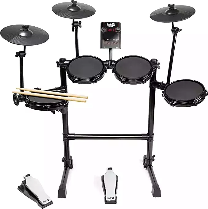 RockJam Eight-Piece Electric Drum Set
