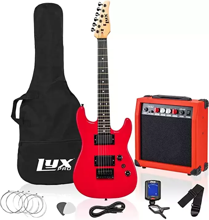 LyxPro 36 Inch Electric Guitar and Kit