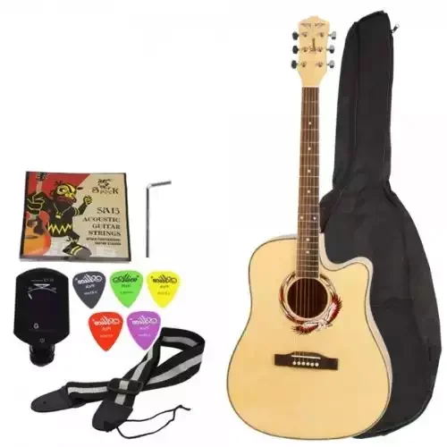 Acoustic Guitar Folk Guitar Mahogany Wood Beginner