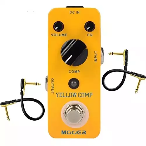 Mooer MCS2 Yellow Compression Effects Pedal