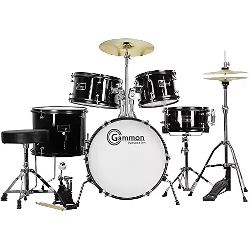 Gammon Percussion 5-Piece Junior Starter Drum Kit