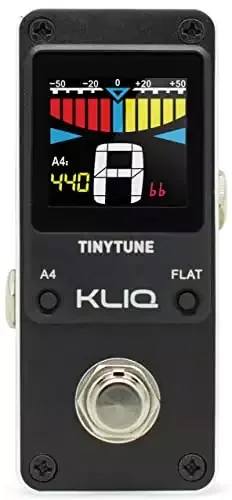 KLIQ TinyTune Tuner Pedal for Guitar and Bass