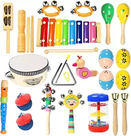 Toddler Musical Instruments Set 15 Pieces by Ehome