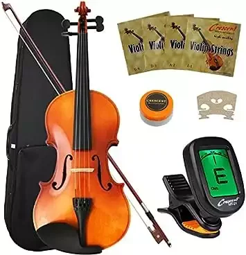 Crescent 4/4 Full Size Student Violin Starter Kit