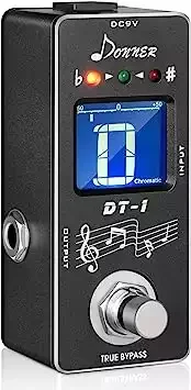 Donner Dt-1 Chromatic Guitar Tuner Pedal