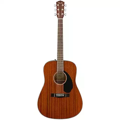 Fender CD-60S Dreadnought Acoustic Guitar, Walnut Fingerboard