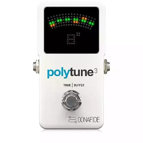 TC Electronic PolyTune 3 Polyphonic LED Guitar Tuner Pedal