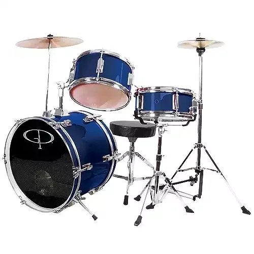 GP Percussion GP50BL Complete Junior Drum Set