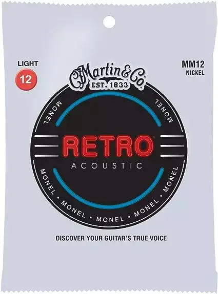 Martin Retro Acoustic MM12 Guitar Strings