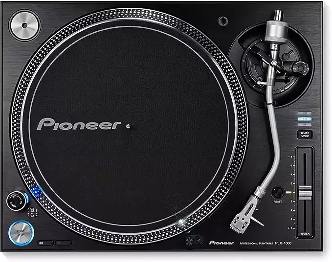Pioneer DJ Direct Drive DJ Turntable, Black