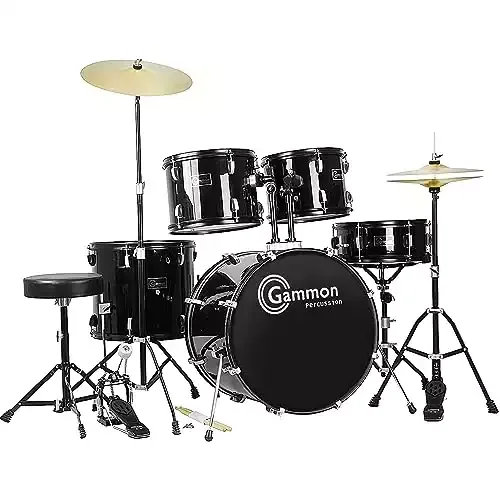 Gammon Percussion 5 Piece Drum Set